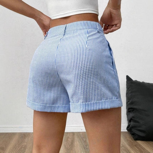 Striped Pocket Shorts