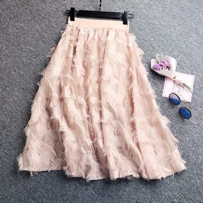 Feather Style Skirt