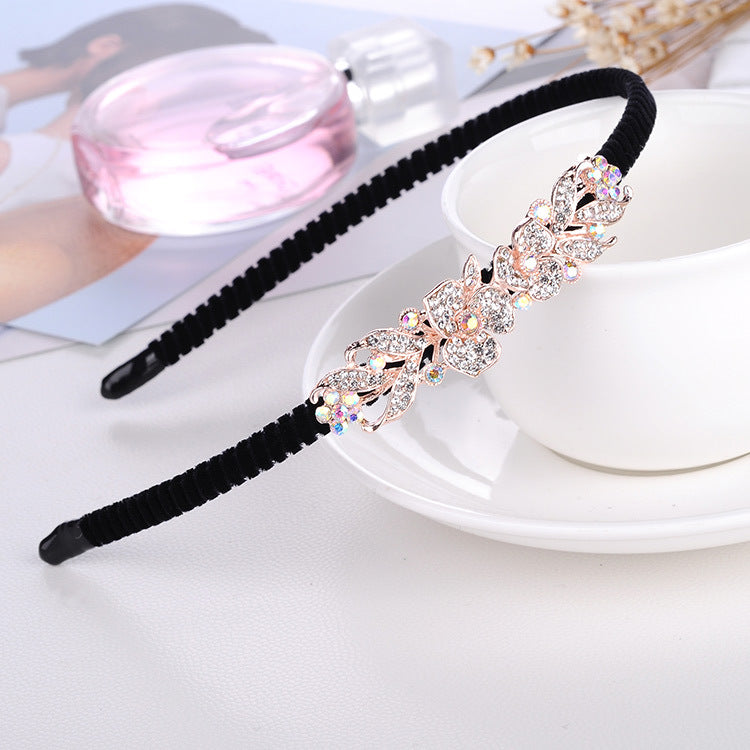 Rhinestone Bow Headband