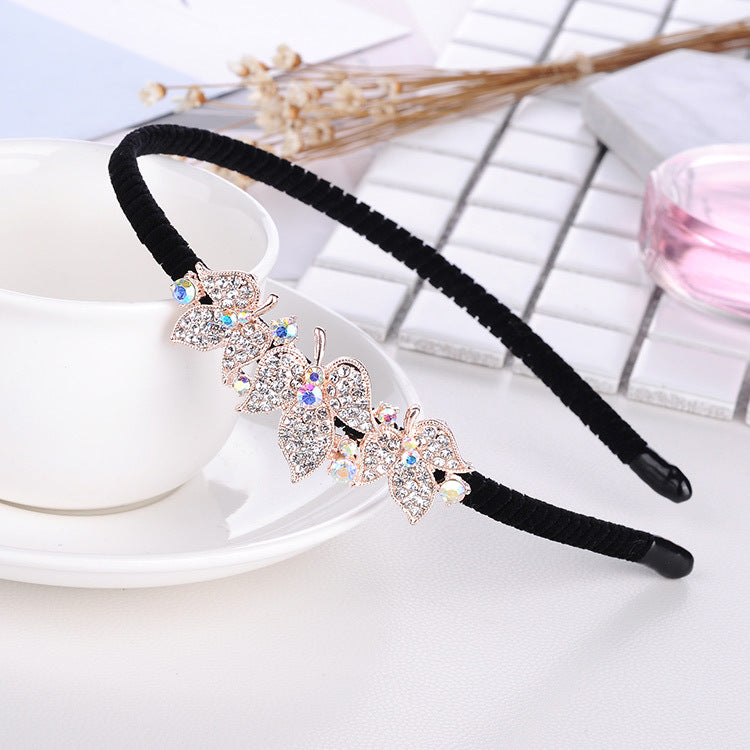 Rhinestone Bow Headband