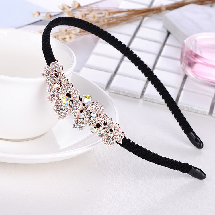 Rhinestone Bow Headband