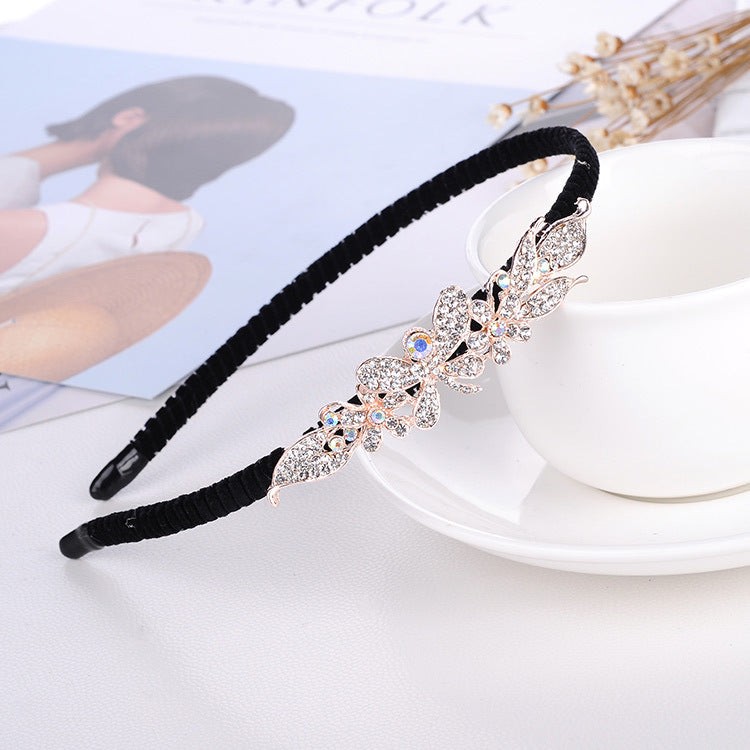 Rhinestone Bow Headband