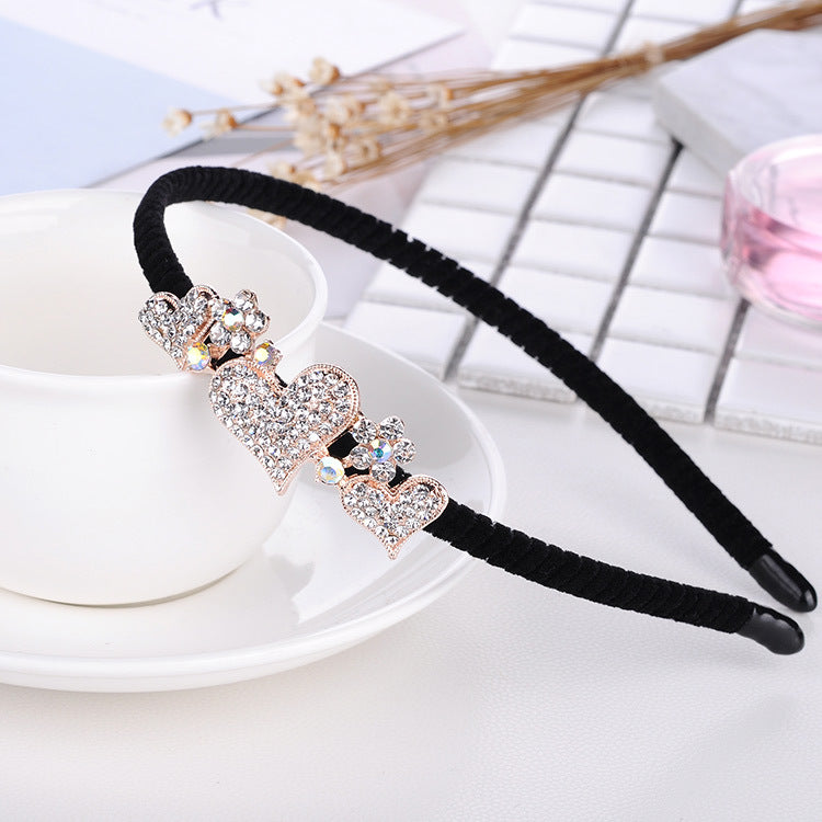 Rhinestone Bow Headband