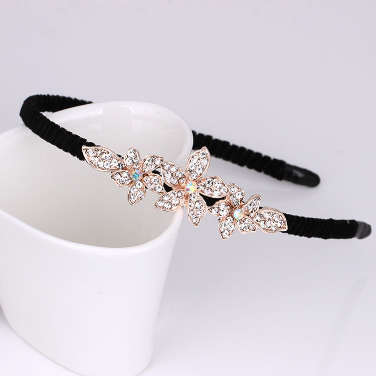 Rhinestone Bow Headband