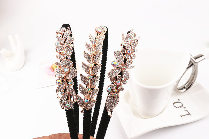 Rhinestone Bow Headband