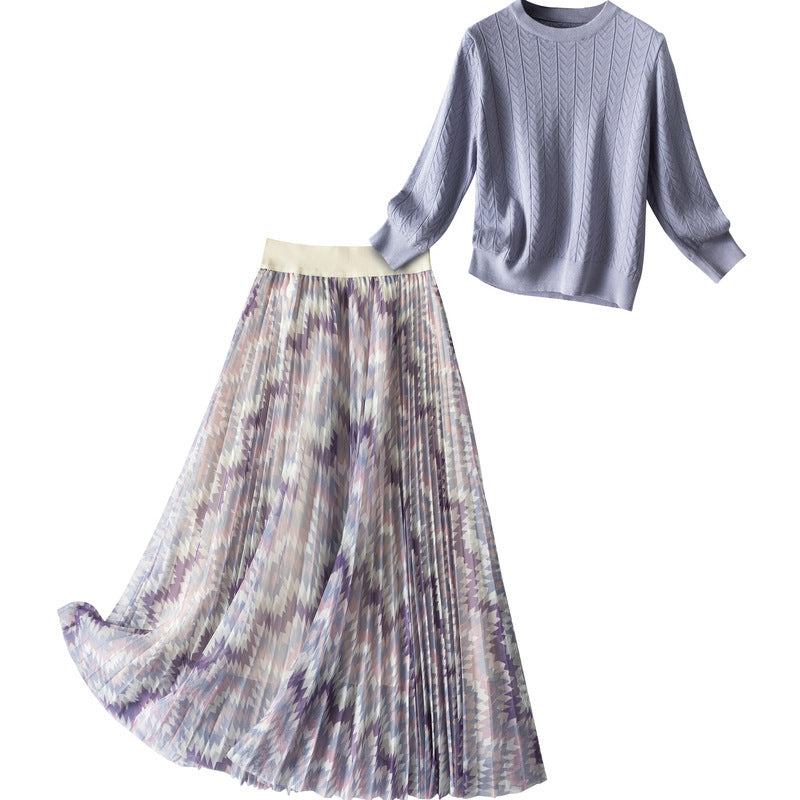 Midi-Skirt with shirt