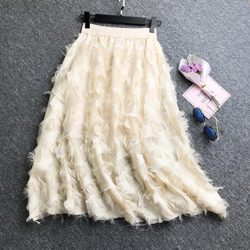 Feather Style Skirt